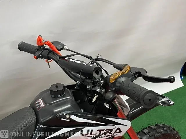 Mini pitbike ultramotocross, zwart, bouwjaar 2023 - afbeelding 4 van  5
