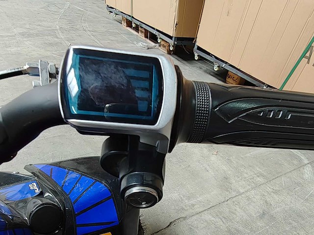 Mini quad electrisch 800 watt blauw - afbeelding 10 van  12