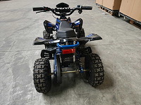 Mini quad electrisch 800 watt blauw - afbeelding 4 van  12