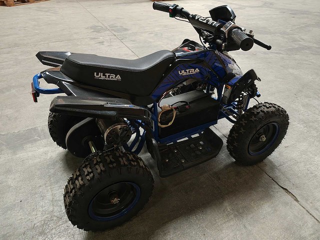 Mini quad electrisch 800 watt blauw - afbeelding 5 van  12