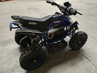 Mini quad electrisch 800 watt blauw - afbeelding 5 van  12