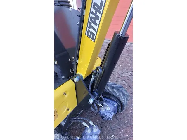 Mini rupsgraafmachine stahlworks, hl319, geel, bouwjaar 2023 - afbeelding 10 van  41
