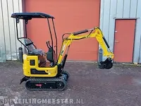 Mini rupsgraafmachine stahlworks, hl319, geel, bouwjaar 2023