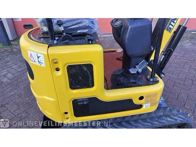 Mini rupsgraafmachine stahlworks, hl319, geel, bouwjaar 2023 - afbeelding 16 van  41