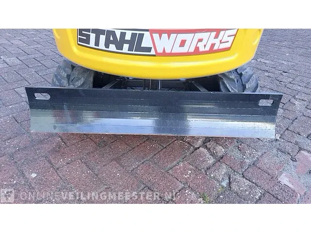 Mini rupsgraafmachine stahlworks, hl319, geel, bouwjaar 2023 - afbeelding 18 van  41