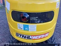 Mini rupsgraafmachine stahlworks, hl319, geel, bouwjaar 2023 - afbeelding 19 van  41