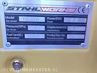 Mini rupsgraafmachine stahlworks, hl319, geel, bouwjaar 2023 - afbeelding 32 van  41