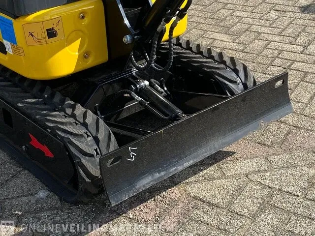 Mini rupsgraafmachine stahlworks, hl320, geel, bouwjaar 2023 - afbeelding 7 van  12