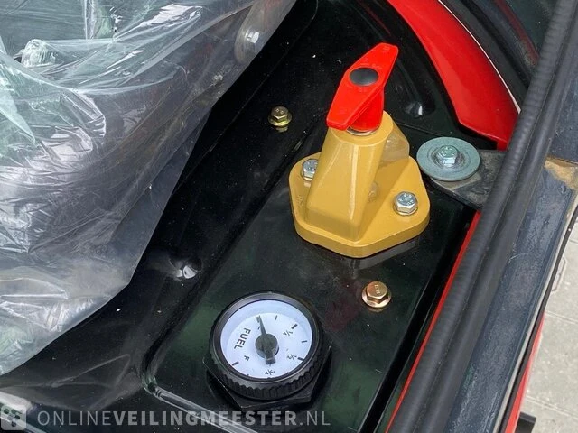 Mini rupsgraafmachine stahlworks, hl320, rood - afbeelding 4 van  15
