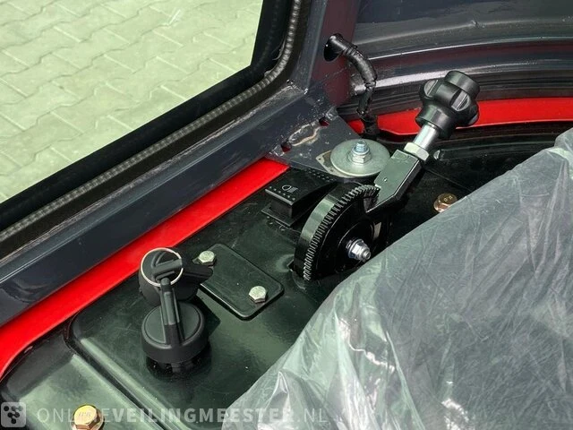 Mini rupsgraafmachine stahlworks, hl320, rood - afbeelding 5 van  15