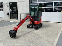 Mini rupsgraafmachine stahlworks, hl320, rood - afbeelding 11 van  15