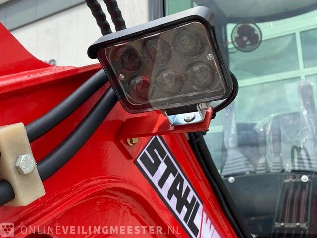 Mini rupsgraafmachine stahlworks, hl320, rood - afbeelding 12 van  15