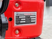 Mini rupsgraafmachine stahlworks, hl320, rood - afbeelding 13 van  15