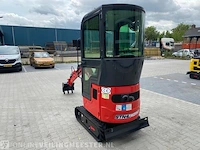 Mini rupsgraafmachine stahlworks, hl320, rood - afbeelding 15 van  15