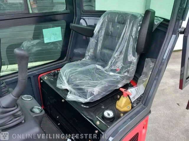 Mini rupsgraafmachine stahlworks, rood - afbeelding 2 van  21