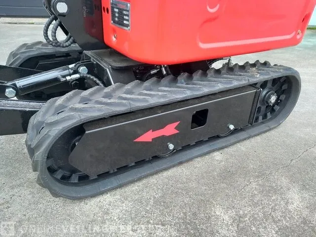 Mini rupsgraafmachine stahlworks, rood - afbeelding 7 van  21