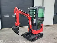 Mini rupsgraafmachine stahlworks, rood - afbeelding 9 van  21