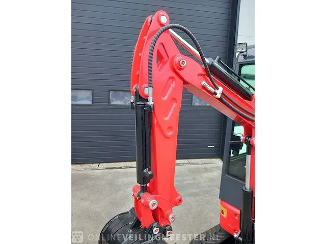 Mini rupsgraafmachine stahlworks, rood - afbeelding 10 van  21