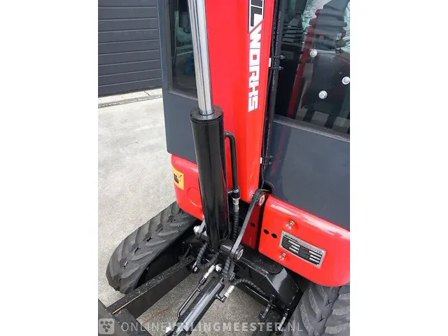 Mini rupsgraafmachine stahlworks, rood - afbeelding 14 van  21