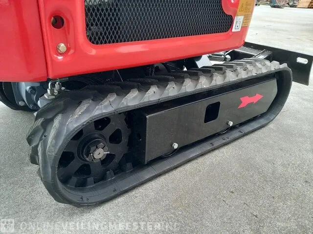 Mini rupsgraafmachine stahlworks, rood - afbeelding 16 van  21