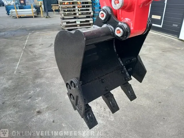 Mini rupsgraafmachine stahlworks, rood - afbeelding 18 van  21