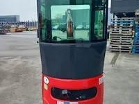 Mini rupsgraafmachine stahlworks, rood - afbeelding 21 van  21