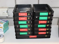 Mini stapelbakjes 13 stuks. - afbeelding 1 van  1