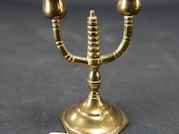 Miniatuur bronzen kandelaar - afbeelding 1 van  3