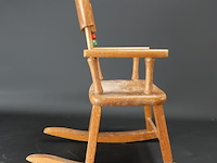 Miniatuur houten schommelstoel - afbeelding 2 van  5