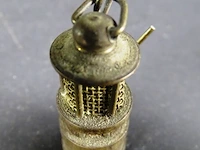 Miniatuur mijnlamp als hanger - afbeelding 2 van  3