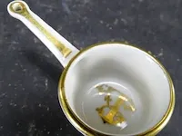 Miniatuur porseleinen steelpan - afbeelding 2 van  3
