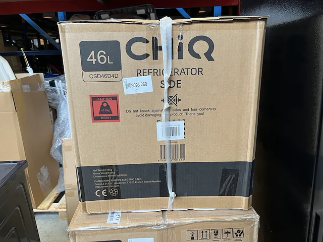 Minibar 46 liter chiq, csd46d4d - afbeelding 2 van  2