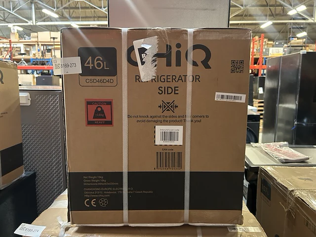 Minibar 46 liter chiq, csd46d4d - afbeelding 2 van  5
