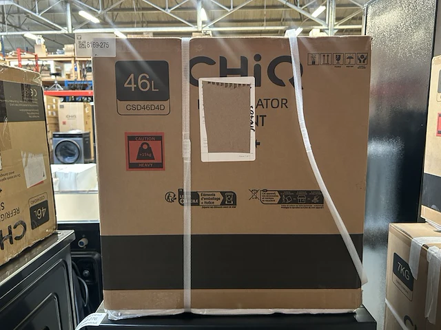 Minibar 46 liter chiq, csd46d4d - afbeelding 2 van  5