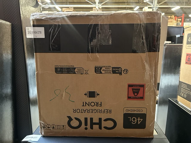 Minibar 46 liter chiq, csd46d4d - afbeelding 2 van  4