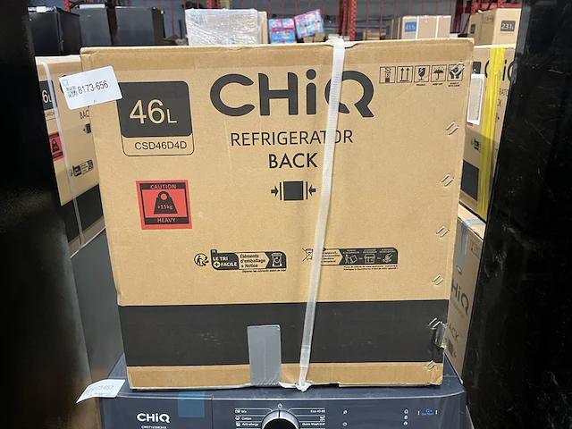 Minibar 46 liter chiq, csd46d4d - afbeelding 2 van  2