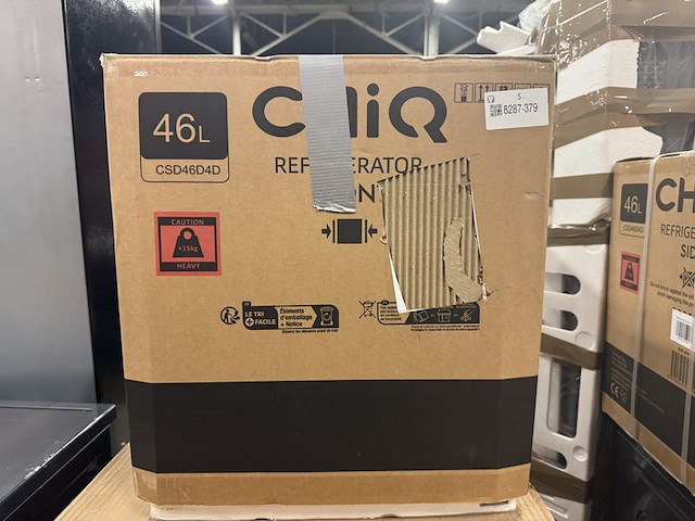 Minibar 46 liter chiq, csd46d4d - afbeelding 2 van  2