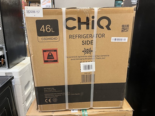 Minibar 46 liter chiq, csd46d4d - afbeelding 2 van  2