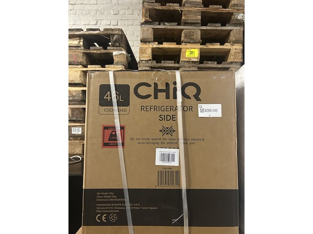 Minibar 46 liter chiq, csd46d4d - afbeelding 2 van  3
