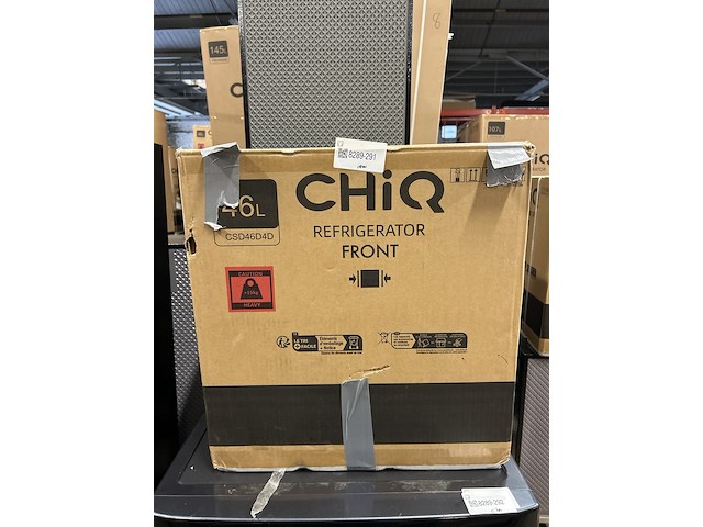 Minibar 46 liter chiq, csd46d4d - afbeelding 2 van  3