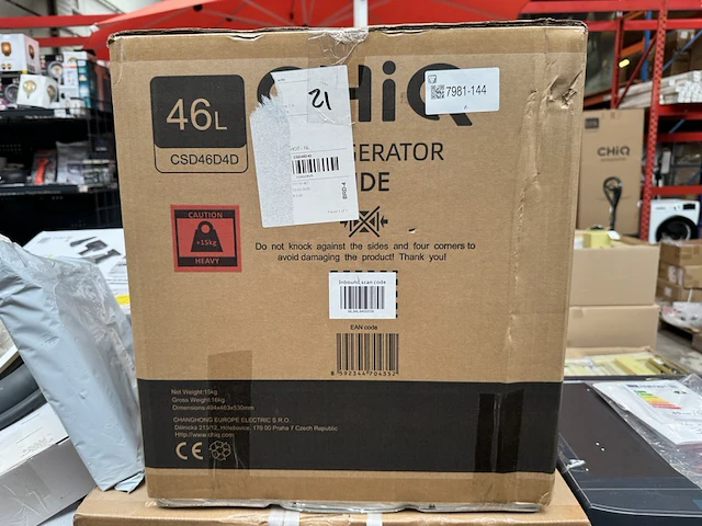 Minibar 46 liter chiq, csd46d4e - afbeelding 3 van  3