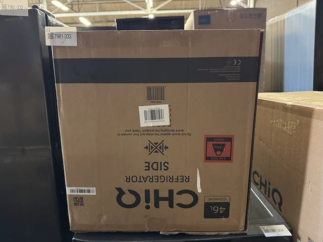 Minibar 46 liter chiq, csd46d4e - afbeelding 3 van  3