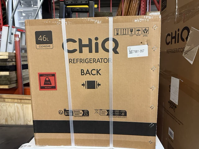 Minibar 46 liter chiq, csd46d4e - afbeelding 3 van  3