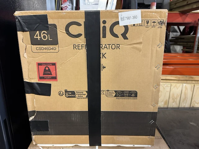 Minibar 46 liter chiq, csd46d4e - afbeelding 3 van  3