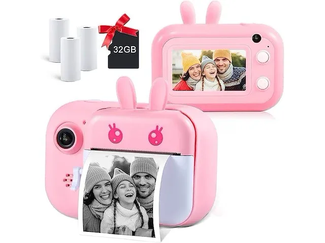 Minibear instant-camera voor kinderen - afbeelding 1 van  6