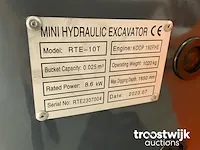 Minigraafmachine 1000kg rte-10t - afbeelding 10 van  18