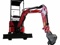 Minigraafmachine met rupsaandrijving, benzinemotor, verstelbaar chassis en draaibare graafmachinearm (nzmbkb851k) - afbeelding 2 van  3