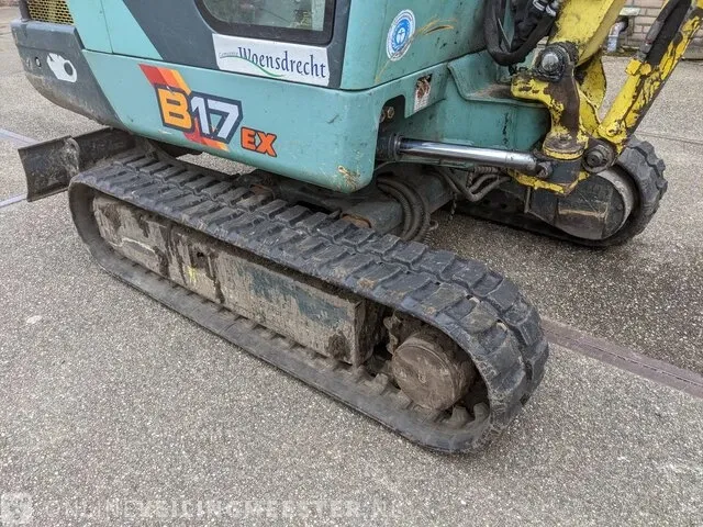 Minigraafmachine yanmar, b17-2ex, bouwjaar 2001 - afbeelding 10 van  32
