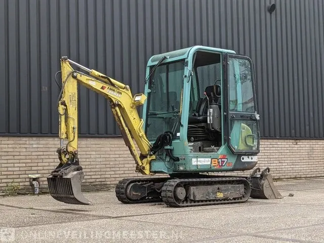 Minigraafmachine yanmar, b17-2ex, bouwjaar 2001 - afbeelding 1 van  32