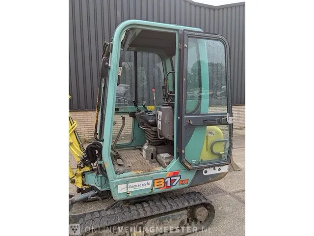 Minigraafmachine yanmar, b17-2ex, bouwjaar 2001 - afbeelding 13 van  32